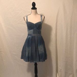 Cotton blue summer dress